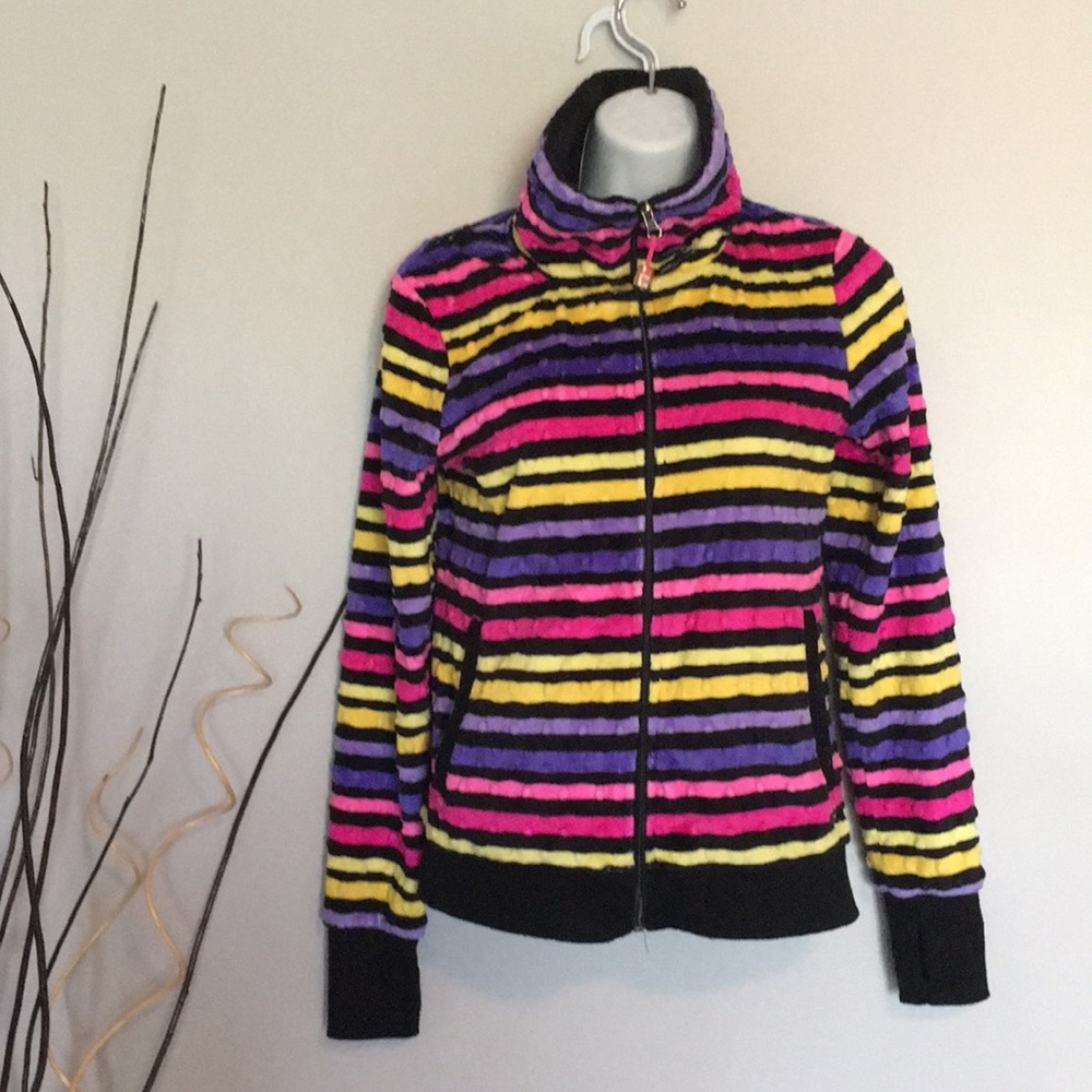 Striped rainbow hoodie for kids